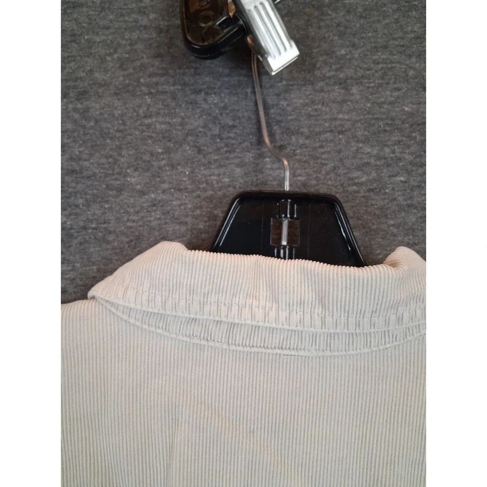 Gramicci Womens Shirt‎ XL Beige Corduroy Button Up VTG USA Made Original Freedom